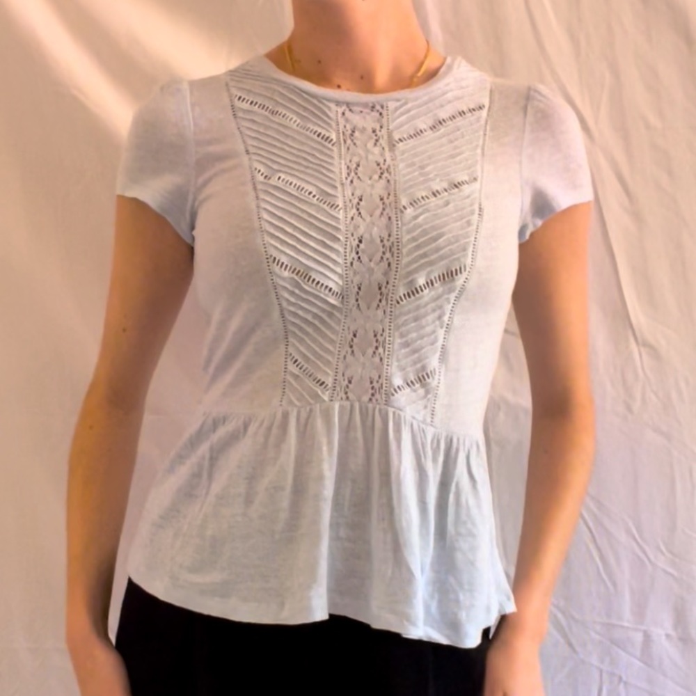 Rebecca Taylor short sleeve blouse